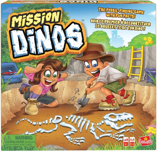 Foto: Goliath mission dinos dino spel actiespel bordspel