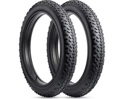 2 pièces 20" FatBike Studs Pneumatiques 20 x 4,0 pouces ERTRO 100-406 20x4. 0 Pneus Fat bike 20 pouces Offroad Enduro Stud profil - Ouxi – Knaap – Phatfour – Super73 - Zwart