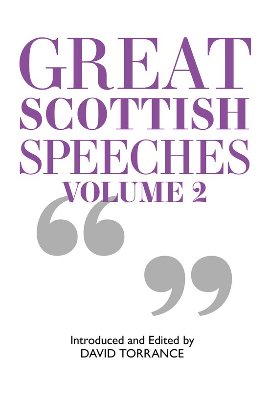Great Scottish Speeches- Great Scottish Speeches - cover