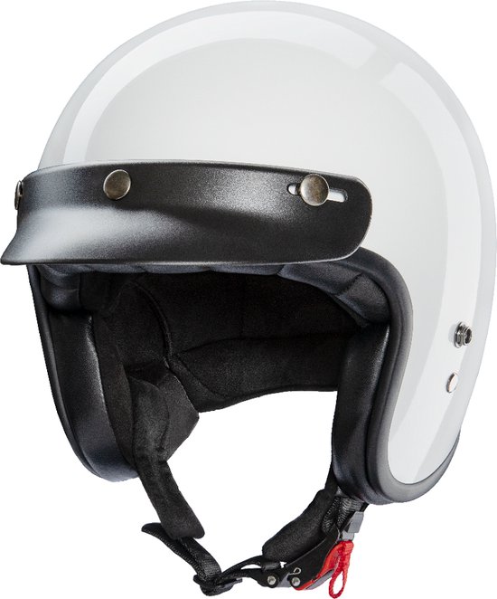 MOTORRADHELM JET HELMET Cafe Racer ECE 22-06 Sonnenblende Scooter Schwarz EUR 62,30 - DE