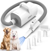 Jake and Jacky Professionele Hondenfohn - Waterblazer voor Hond - Hondenföhn met 4 Opzetstukken - Honden Droger - Stil Design