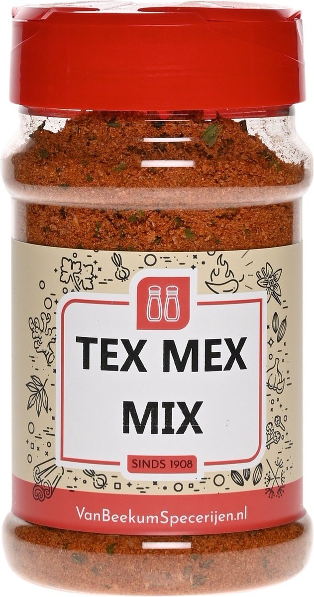 Goedkoopste Van Beekum Specerijen - Tex Mex Mix - Strooibus 200 Gram
