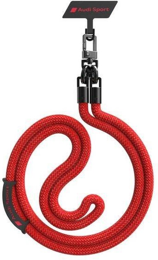Handsfree Telefoonkoord – Intrekbare Antidiefstalketting – Met Carabijnhaak – Past Op Alle Telefoons – Voor Wandelen, Fietsen & Reizen