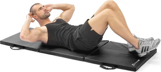 Dikke Opvouwbare Trainingsmat voor MMA en Gymnastiek - 15,5 cm x 2 cm met Handgrepen — afbeelding 4