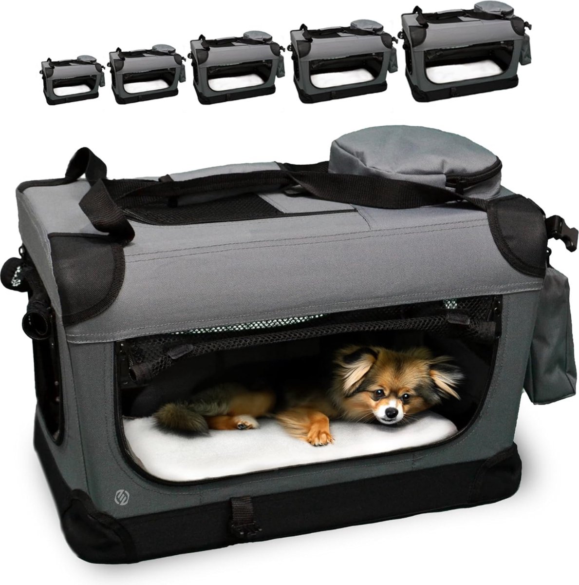 Equivera Katten Vervoersbox - Kattenvervoersbox - Reistas Katten - Reismand - Kattendraagtas - Transporttas