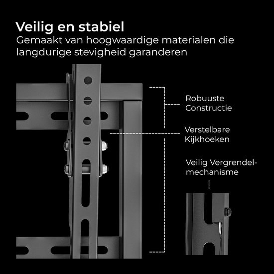 Maclean Brackets MC-670 – TV Muurbeugel 13-27 inch 20 kg – Drogisterij