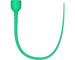 Flexibele Groene Penis Plug - Siliconen Urethrale Dilator met Zuignap - 42 cm - Penisplug