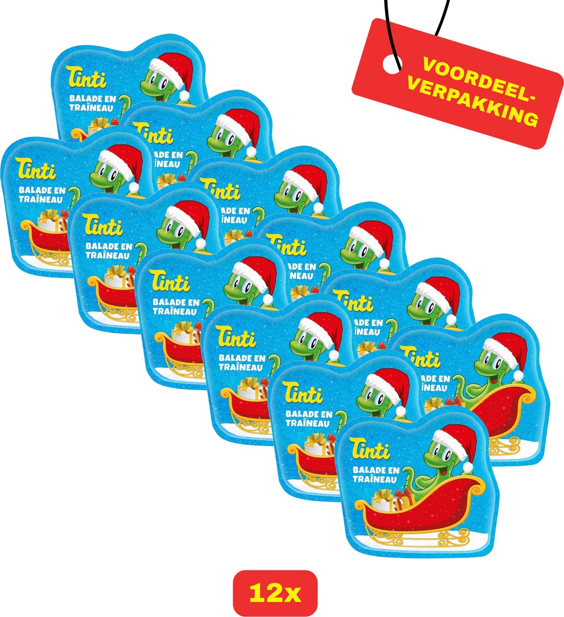 Goedkoopste 12X Tinti badbruistablet Sleeritje XXL blauw - Voordeelverpakking!!