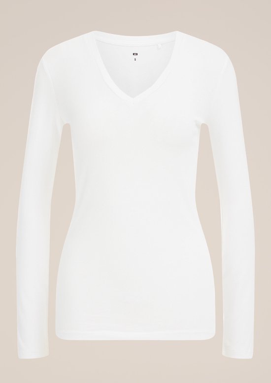 WE Fashion Dames biologisch katoen shirt - Maat L