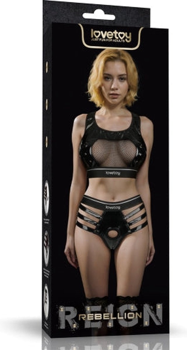 Goedkoopste Strap-on Panties and Bra Set - M/L