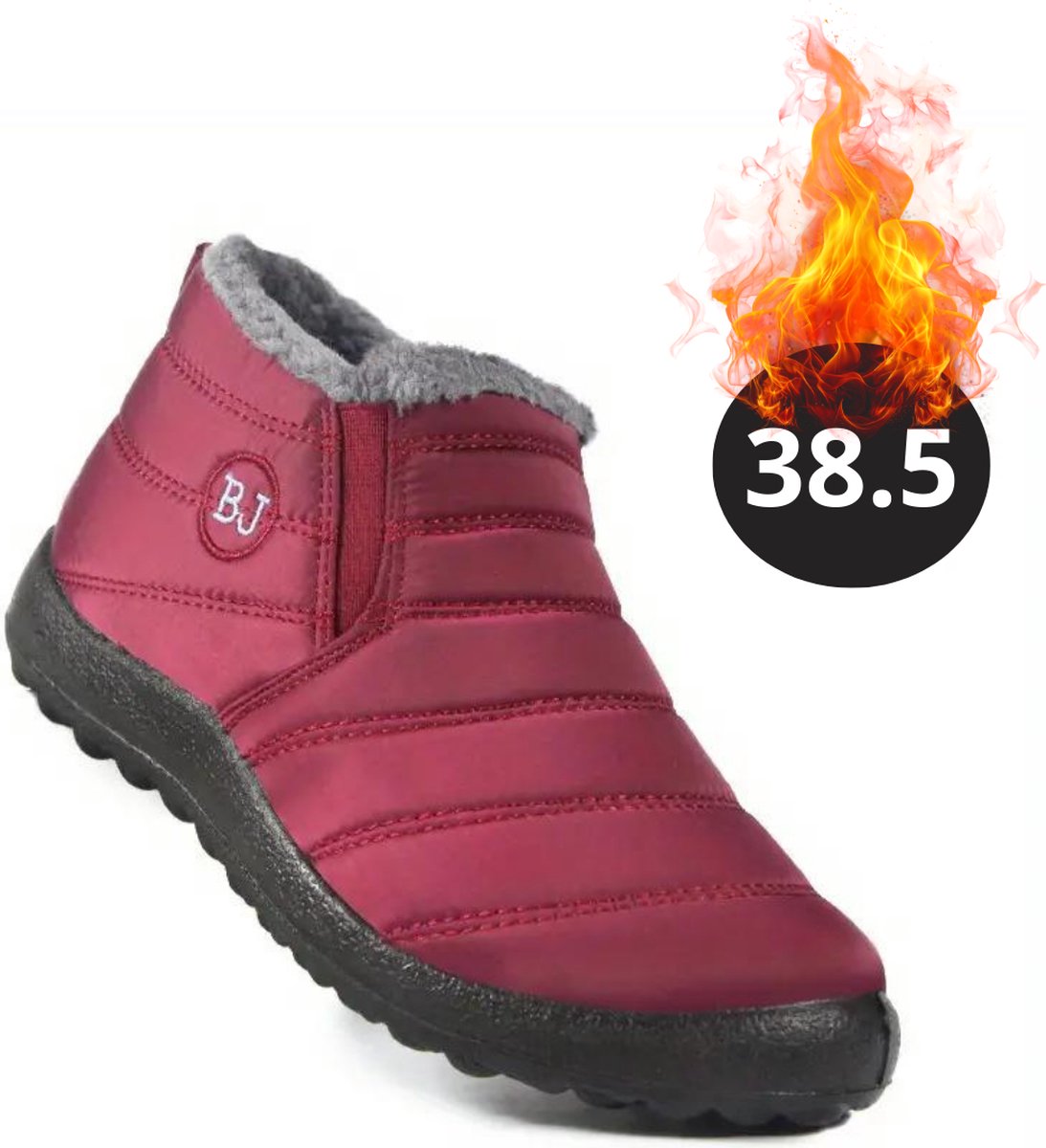 Nivard Snowboots Sneeuwschoenen Sneeuwboots Dames Wintersport Ski Skischoenen – 38.5 Laag Rood