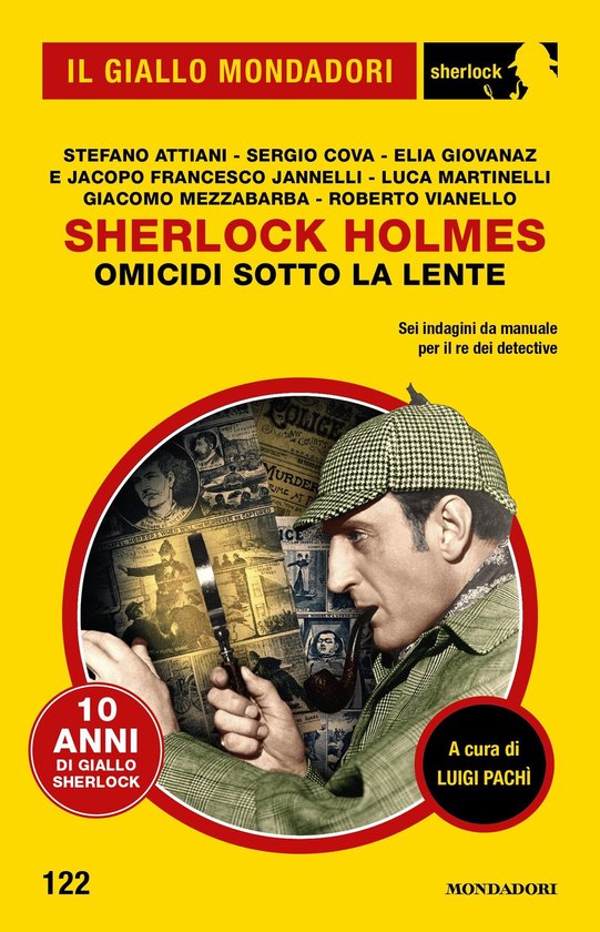 Il Giallo Mondadori Sherlock 122 - Sherlock Holmes. Omicidi  ... - cover