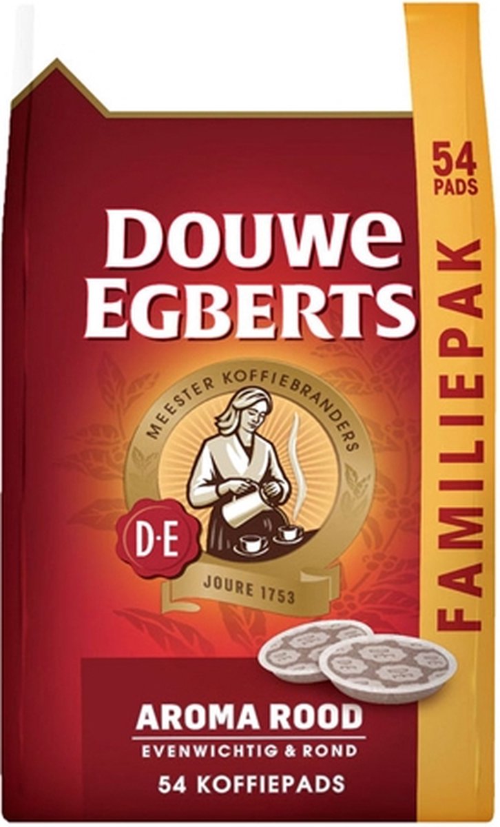 Douwe Egberts Aroma Rood 54 stuks Koffiepads