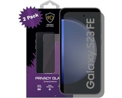 2-Pack MobyDefend Screenprotectors - Geschikt voor Samsung Galaxy S23 FE - HD Privacy Glass Screensavers