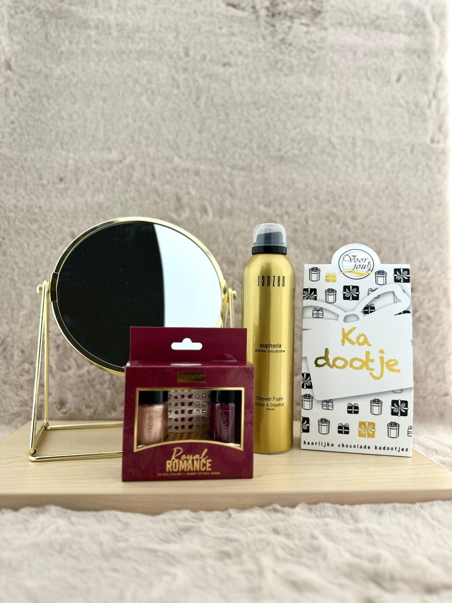 Goedkoopste Dames •Cadeaupakket Make-Up Spiegel• - Cadeau voor Vrouwen - Perfect Gifts