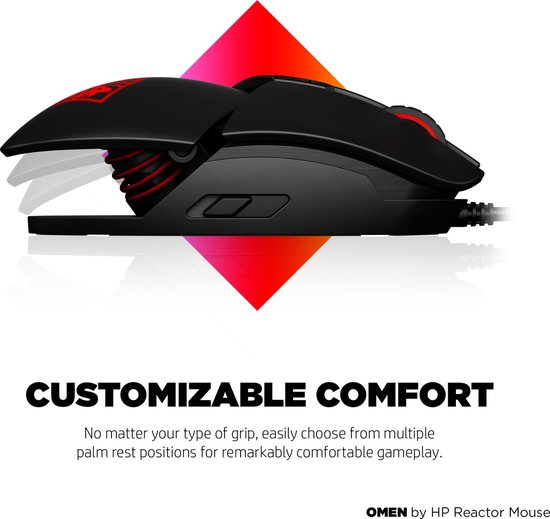 HP OMEN Reactor Optical-Mechanical Gaming Mouse (USB, dpi