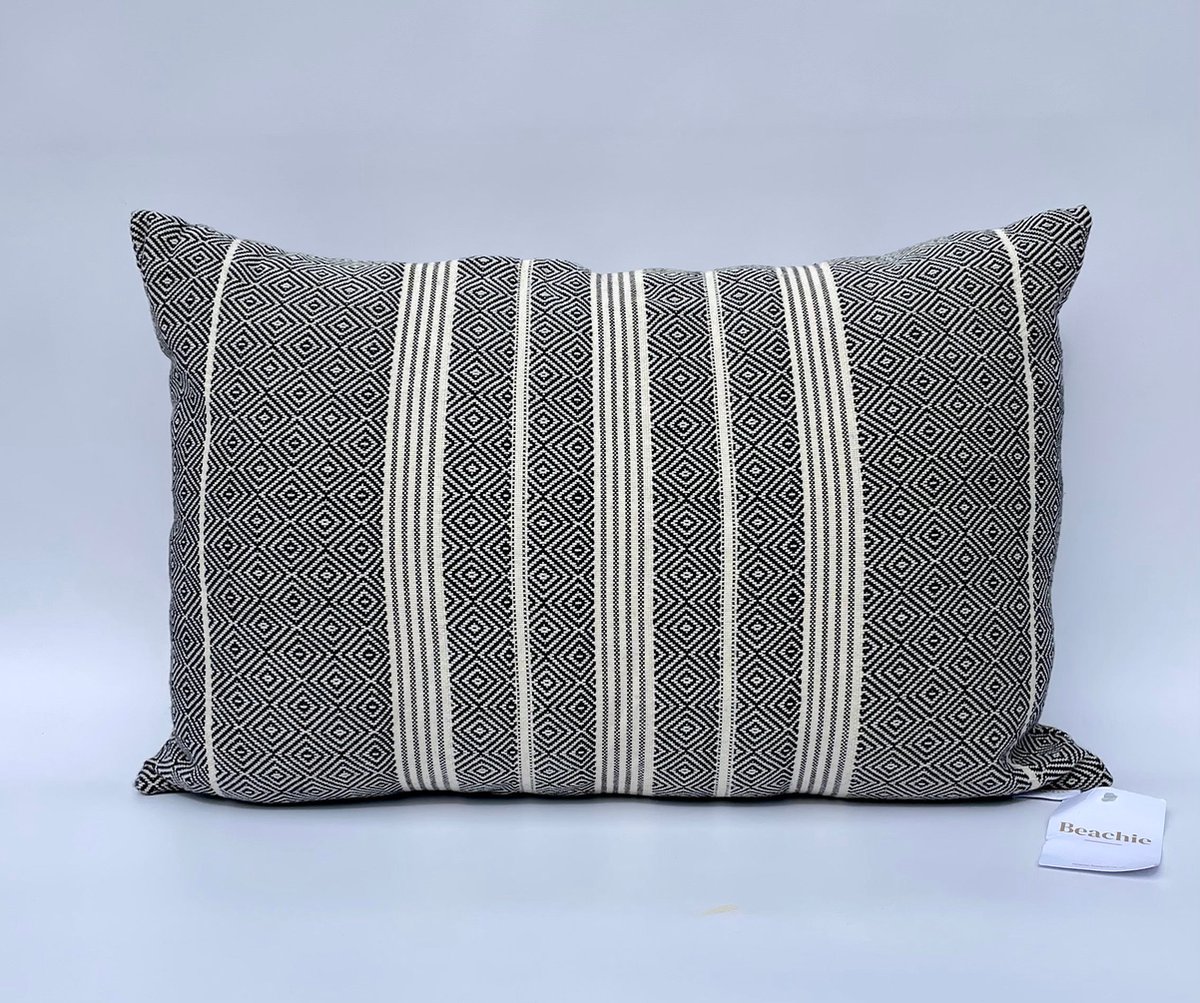 Beachie Blanes zwart 60 x 40 cm Kussenhoes zonder vulling