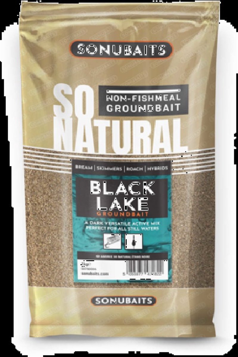 Sonubaits Groundbait - Super Crumb Black Lake - Lokvoer - 1kg - Assorti