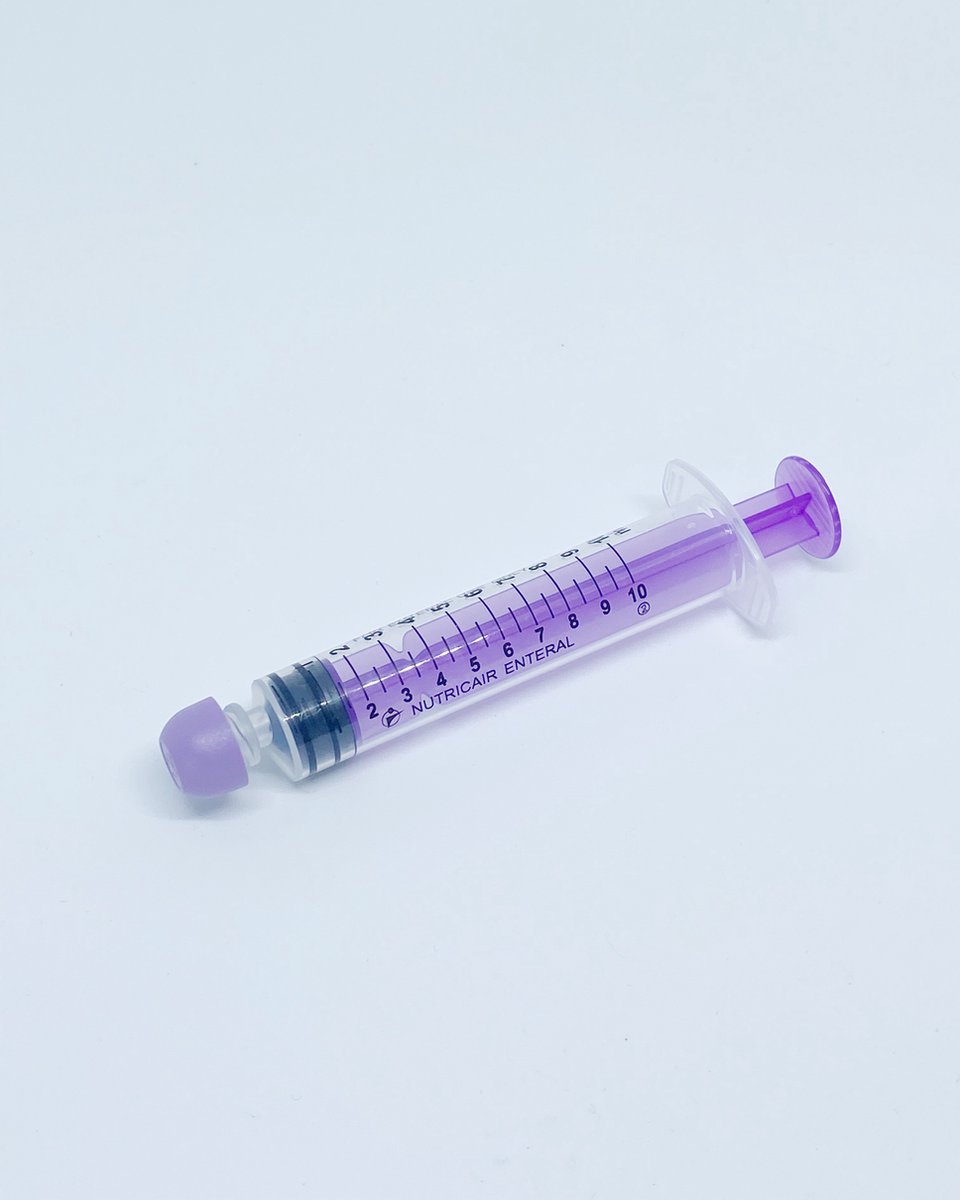 Nutricair Voedingsspuit ENFit 10 ml met dop - 25 stuks - steriel verpakt