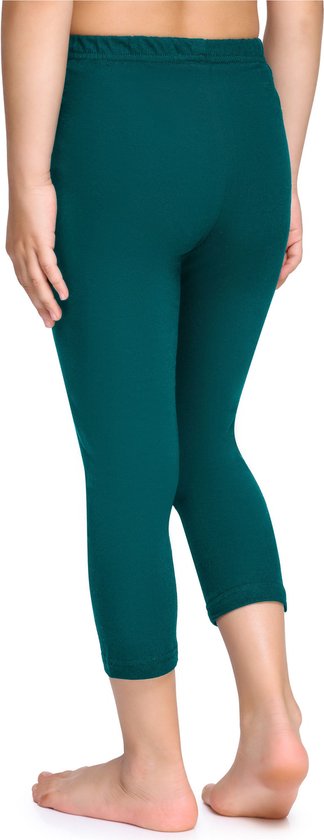 Merry Style Meisjes Leggings - Sport - Vrijetijdsbroek - Capri - Katoen - MS-MS10-226-LE - Smaragdgroen - 146
