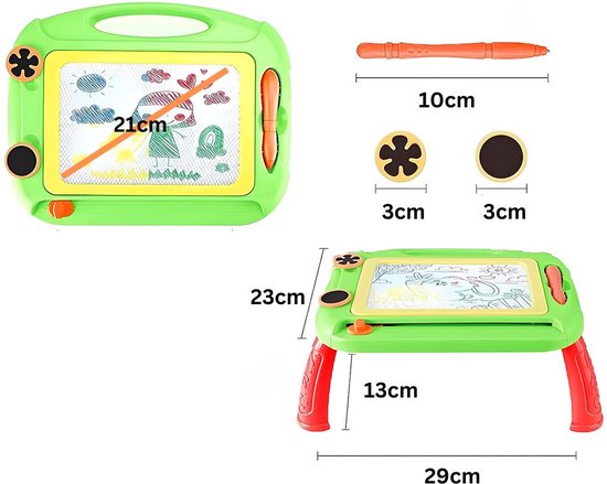 Magneetstiften voor tekenbord 4 stuks reservepennen magnetisch variabele pennen voor kinderen magnetisch tekenblok
