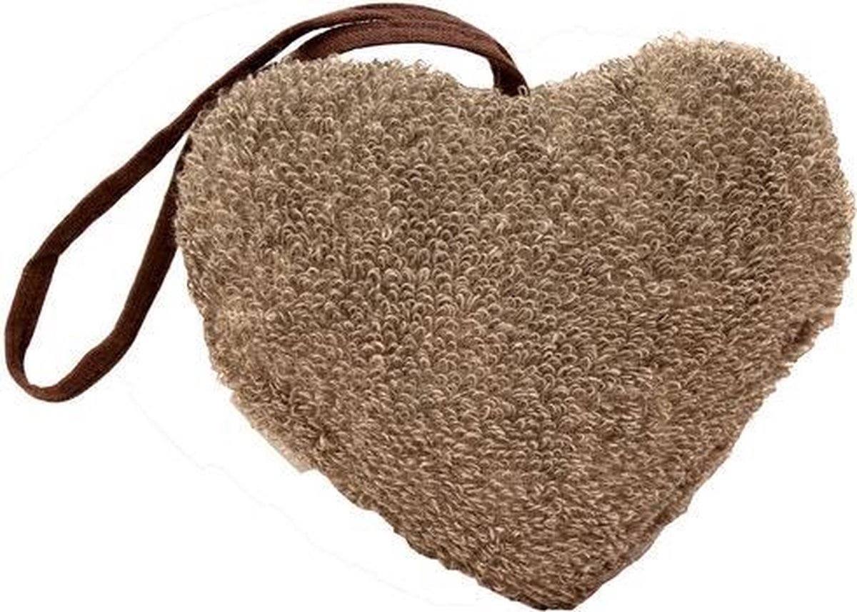 Emendo - Linnen scrubwashand in hart vorm