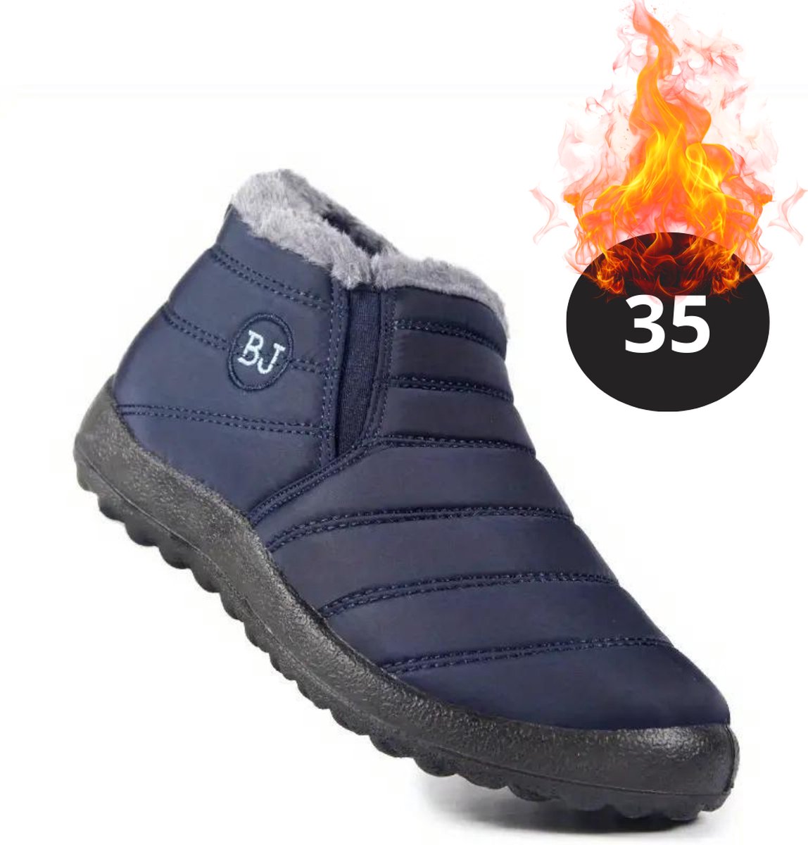 Nivard Snowboots Sneeuwschoenen Sneeuwboots Dames Wintersport Ski Skischoenen – 35 Laag Blauw