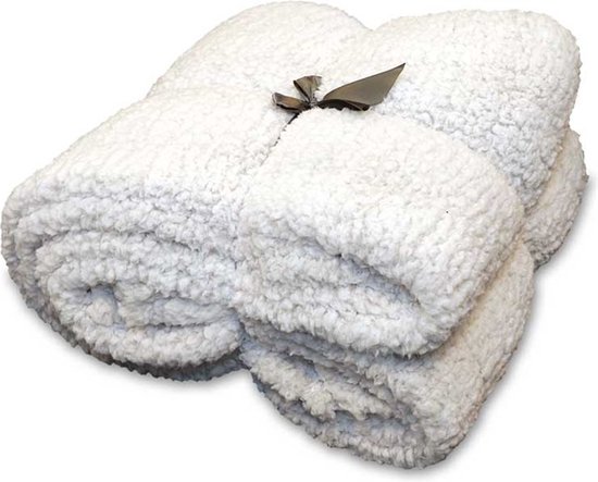 Unique Living Knut - Fleece Plaid - 150x200 cm - Pebble