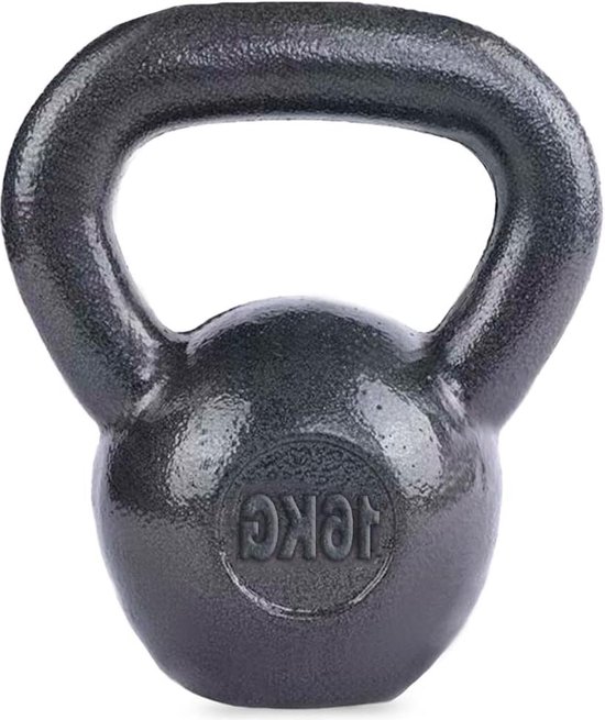 soges Kettlebell Kogelhalter, gevuld met fijn ijzerzand, training thuis en in de sportschool, met brede handgreep, antislip, voor oefeningen, 5 kg, roze