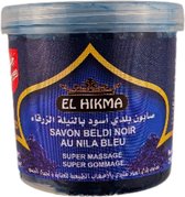Marokkaanse Zwarte Zeep Beldi met BLAUWE NILA | 100% Natuurlijk & Puur