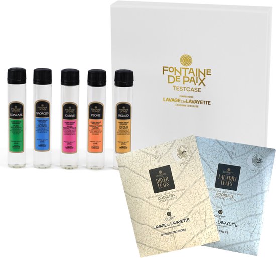 Proefpakket Wasparfum Lavayette - Geurbooster 5 x 25ml - Incl. Wasstrips en Droogtrommeldoekjes