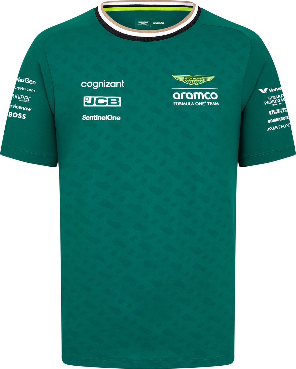 Aston Martin Alonso Shirt 2024 Groen