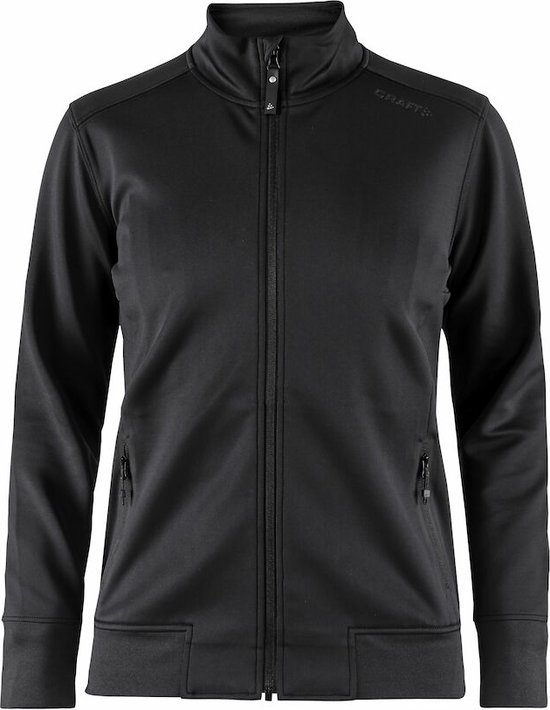 Foto: Craft noble zip jacket dames zwart maat xs