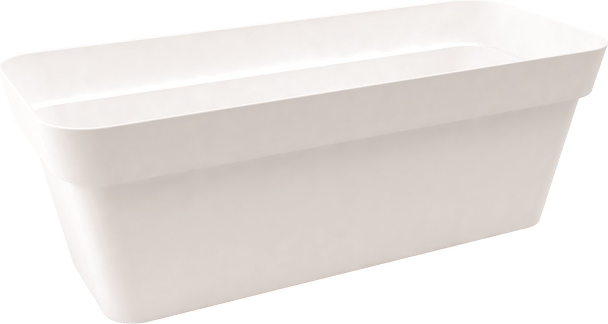 Bloembak Balkonbak Arke 49x17x14cm WIT Nicoli