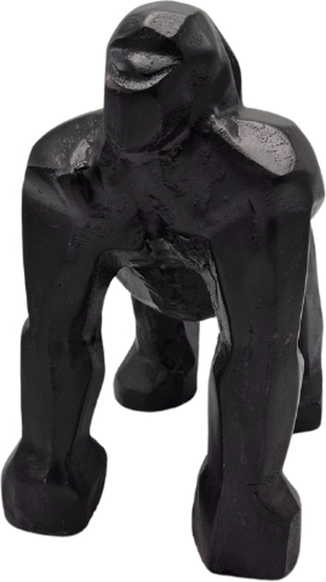 Deco4yourhome® - Gorilla - Aap - Decoratief - Art - Monkey - Zwart - Black - 25cm