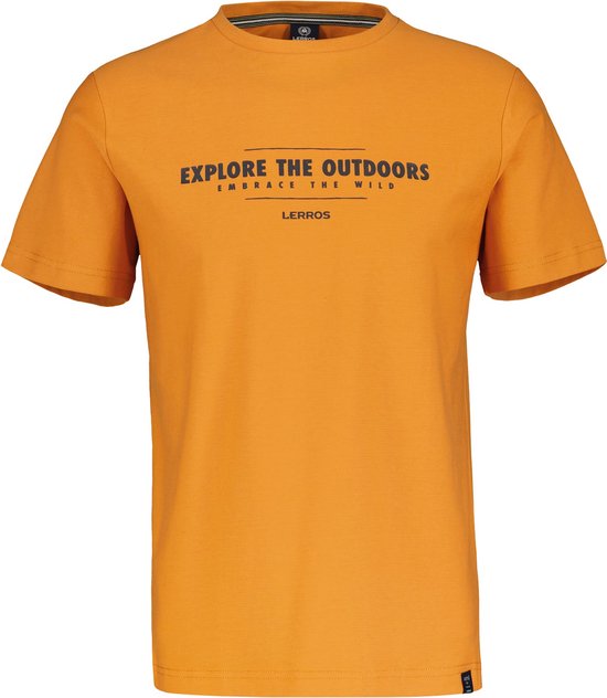 Lerros - Heren Shirt - 2483020 - 948 Pumpkin Orange