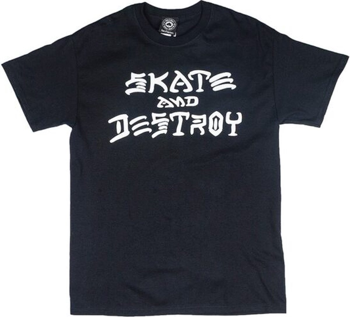 Thrasher Skate and Destroy T-shirt – S Zwart