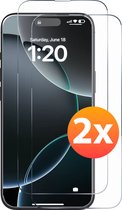 Protecteur d'écran - Convient pour iPhone Pro Protecteur d'écran en Tempered Glass - 2 pièces Extra Strong - verre de protection