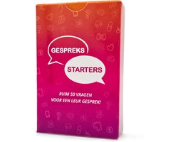 Gespreksstarters - Vragenspel - Relatiespel - Spellen voor Volwassenen - Openhartig Spel