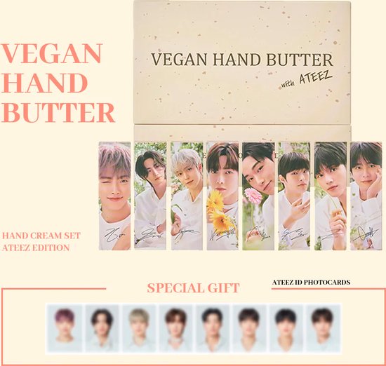 Foto: Nacafic x ateez vegan hand butter set 8pieces 