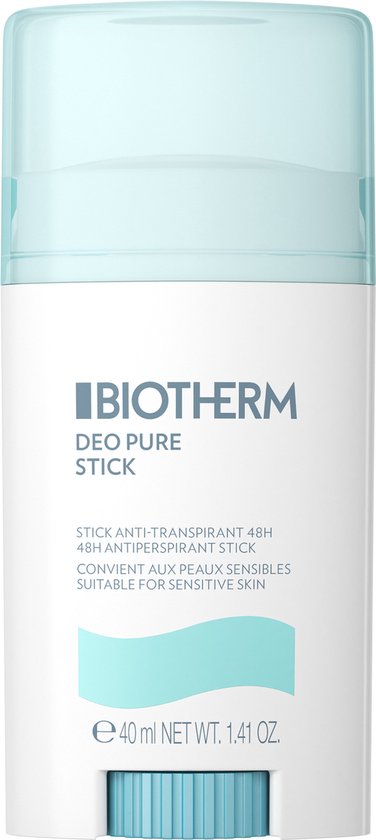 Biotherm Deo Pure Deodorant - Deodorant Stick - Frisse Textuur - 48H Anti-Transpirant - Unisex Deodorant - 40ml
