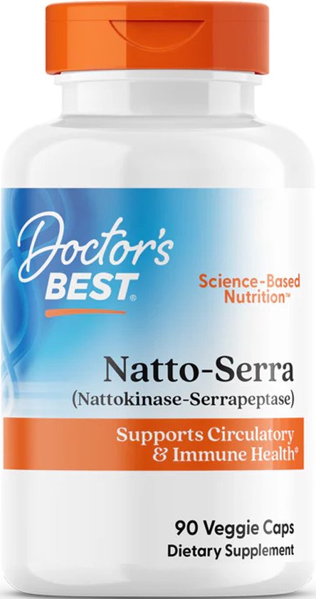 Best Natto-Serra (90 Veggie Caps) - Doctor's Best (Nattokinase ...