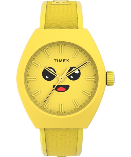 Timex Urban Pop x Fortnite TW2W96700 Horloge - Kunststof - Geel - Ø 40 mm