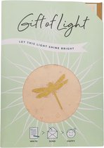Gift of Light | Libelle (verandering, welbevinden), handgeschept papier, Nepal