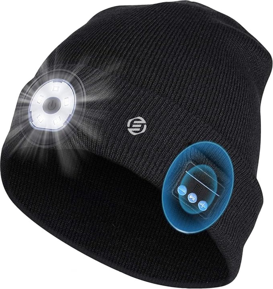 Equivera Bluetooth Muts - Muts met Bluetooth - Muziek Muts - Oplaadbaar - Meerdere Standen - Voor Muziek en Bellen