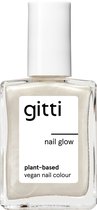 Gitti Nail Glow - nagellak - zacht chroom effect - unieke, sterke vegan formule - natuurlijke look - 23 vrij versterkt de nagels - minimaal 82% natuurlijk - manicure