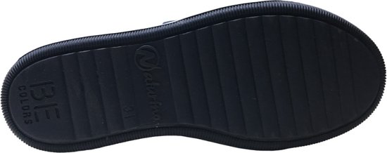 Naturino- Caleb - Mt 33 - baskets en cuir uni à velcro - bleu