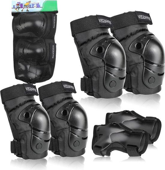 Genouillères Et Protections Enfants 3-8 Ans - Set Sécurité Pour Patinage, Vélo - Taille S Avec Sac