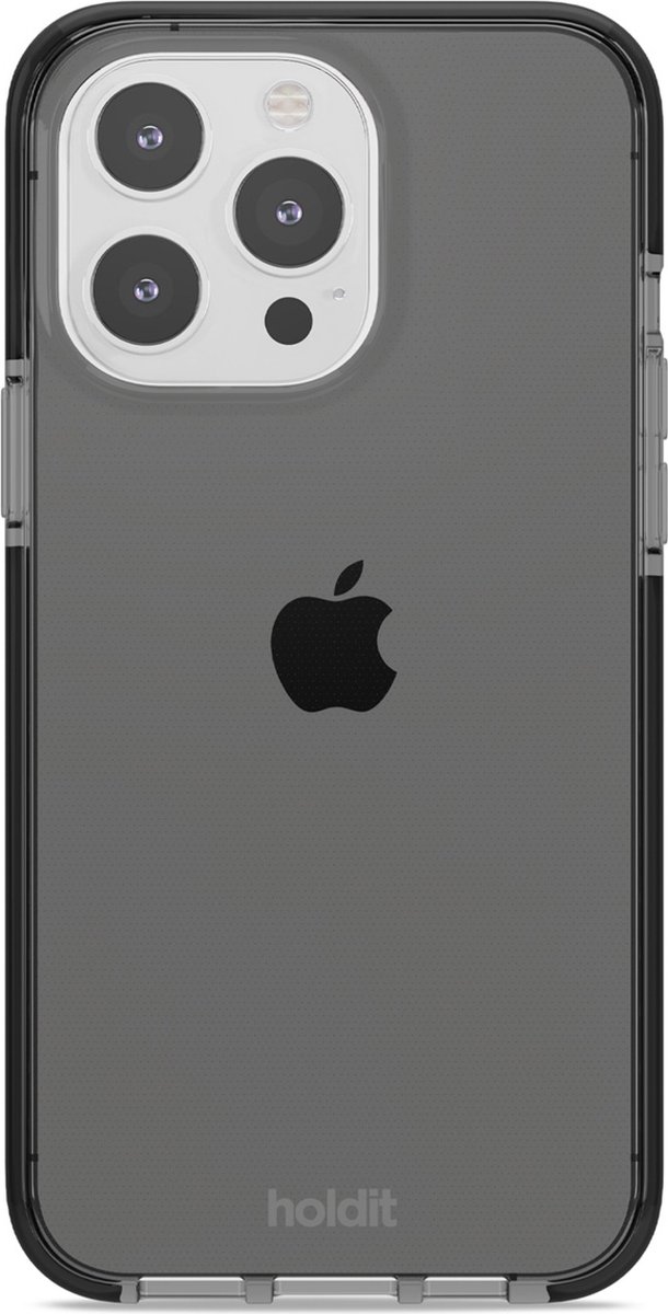 Holdit Seethru Case geschikt voor Apple iPhone 14 Pro Max - Zwart