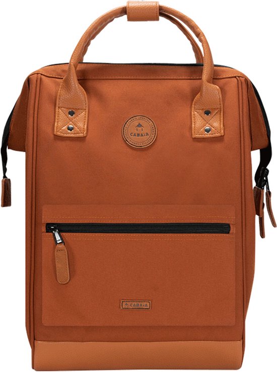 Foto: Cabaia laptoprugzak rugtas schooltas 13 inch adventurer medium turin bruin